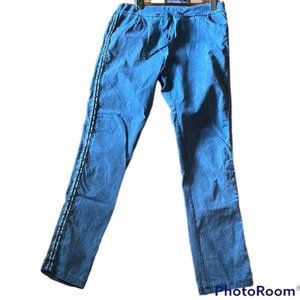 MADE IN ITALY jean joggers one size